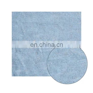 Remnants 100% Linen Foil Printed Jersey Fabric for Garments thumbnail-1