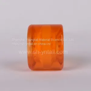 pu Wheels for Skate Board 60*45 Transparent Orange Custom Logo pu Pulley for Skateboard thumbnail-4