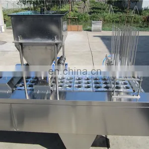 Fully Automatic Flavoured Fruit Milk Cup Filling Sealing Machine thumbnail-2