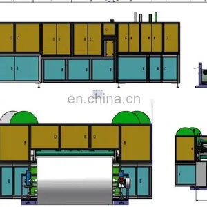 Full Automatic SMS Disposable Non Woven Hospital Doctor Isolation Surgical Gown Making Machine thumbnail-2