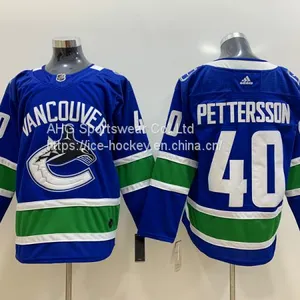 Vancouver Canucks #40 Pettersson Blue Jersey thumbnail-1