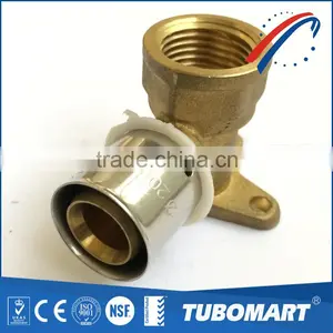 Factory Price Press Pipe Union 16mm Wall Mounted Female Elbow With SGS Certification thumbnail-5