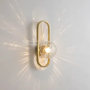 Wall Lamp Led Indoor Moon Wandlamp Bedroom Bedside Aisle Decor Wall Lights Black Gold Modern Home Lighting E27 thumbnail-2