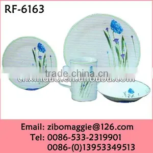 Hot Sale Personalized Ceramic Round Dinner Set In Dinnerware Sets for Daily Use thumbnail-1