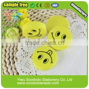 Smiling Face Cute Printing Makeup Eraser thumbnail-1