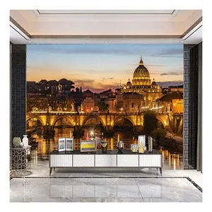Interior 3D Designs Wall Murals Home Mural Wallpaper Decor Background Wall Drop Ship thumbnail-1