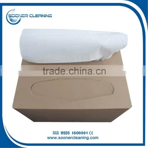 [soonerclean] High Efficient Of Water & Oil Absorption Capacit Woodpulp White Industrial Wiper,Cleanroom Wiper thumbnail-2