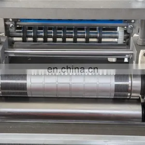 USK320 Roll to Roll Automatic Self Adhesive Blank Barcode Sticker Rotary Kiss Die Cutter Slitter Rewinder Machine thumbnail-4
