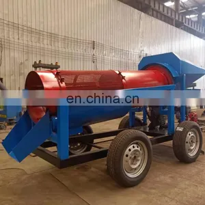 Small Rock Sand Gold Separator Machine Mining Trommmel Screen thumbnail-3