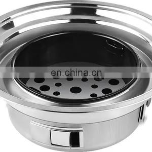Stainless Steel Outdoor Smokeless Bbq Stove Korean Charcoal Grill thumbnail-4