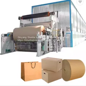 3 5 7 Ply Paper Corrugated Cardboard Carton Sheet Making Machine / Production Line thumbnail-1