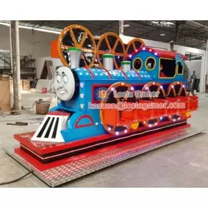 Guangdong Supply Zhongshan Tai Lok Entertainment Manufacturing Small and Medium-sized Indoor and Outdoor Play Equipment Steam Train 12 Magic Train Children's Swivel Chair thumbnail-3