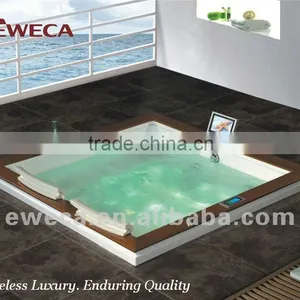 Luxury Square Whirlpool Massage Bathtub With Bubble Jets Quality Choice thumbnail-1