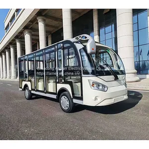 Luxury Electric Bus, 14 Person Sightseeing Mini Bus thumbnail-3