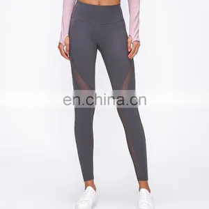 Clothes Fitness Wear Wholesale Women Mesh Yoga Pants Leggings Newest Ready to Ship Private Label High Quality Fabric Sportswear thumbnail-3