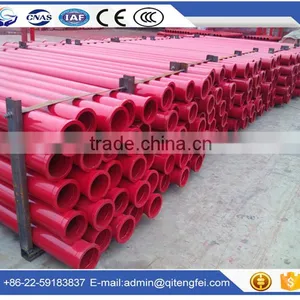 4Inch Transporting Concrete Tool Concrete Pump Pipe With SK Flange thumbnail-1