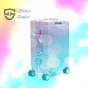 Custom BSCI Unisex Waterproof ABS+PC Suitcases Set Scooter Travel Luggage Suitcases With Tsa Lock Spinner Wheels thumbnail-2