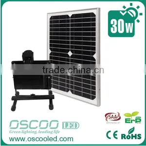 Led Flood Lighting 30W Solar Rechargeable Light With Solar Panels New Products Led Flood Lighting thumbnail-4