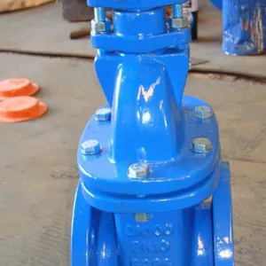 BS Gate Valve Ductile Iron Z45T PN10 PN16 Non-Rising Wedge Flange Connection Thread Brass Seal Hard Sealed Durable Gate Valve thumbnail-6