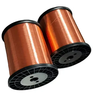 Electrical Motor Winding Wires Price 0.10mm Copper Clad Aluminum CCA Enameled Wire for Magnetic Coil thumbnail-5