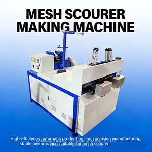 High Quality Mesh Scourer Making Machine Automatic Steel Mesh Scrubber Ball Making Machine thumbnail-1