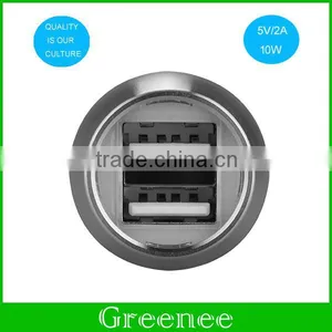 Stainless Steel Safe Hammer Dual 2.4A USB Car Charger for IPhone 6S and Mobile Phone thumbnail-5