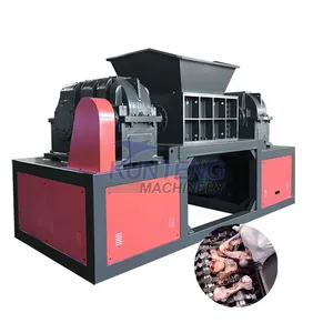 Double Shaft Shredder Machine Slaughter Waste Shredder Bone Shredder thumbnail-1