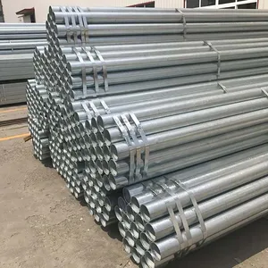Whole Sales Manufacturer Steel Pipes Good Price Round Tube Galvanized For Scaffold ASTM For Construction thumbnail-3