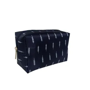 Rectangular Cosmetic Bag, Waterproof Zipper Makeup Pouch, Portable Travel Storage Organizer for Toiletries thumbnail-3