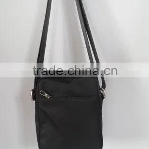 2016 High Quality Plain Design Men Small Black Shoulder Bags thumbnail-2