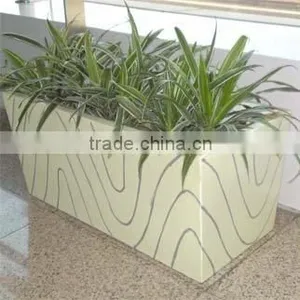 White FRP Flower Planter thumbnail-1
