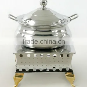 Steel Cheffing Dish, Wedding & Party Utensils, Food Serving Dish, Hot Keeping Dish, Catering Item, Hotel & Restaurant Utensils thumbnail-1