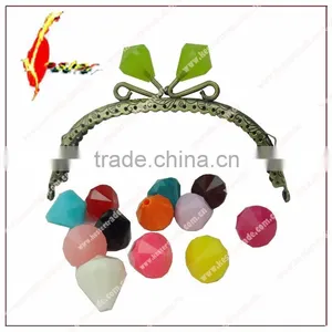 New Flower Resin Clutch Purse Frame thumbnail-2