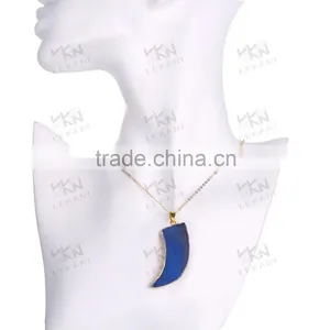 Direct Sale Cool Blue Rhinestone Necklace thumbnail-5