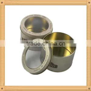Small Metal Tin Box / Small Metal Box With Window Top thumbnail-6