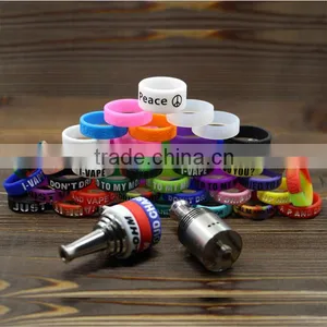 Flexible 18/22mm Diameter Non-stick Vape Band Custom Silicone o Ring thumbnail-4