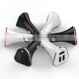 (110125) Multipurpose Colorful Dual USB Car Charger for IPad and Smart Phone thumbnail-3