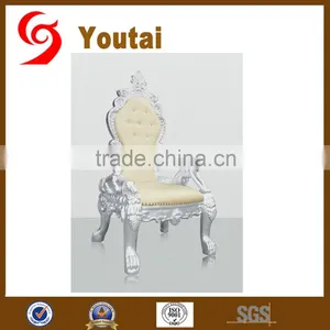 White Throne Chair for Wedding thumbnail-1