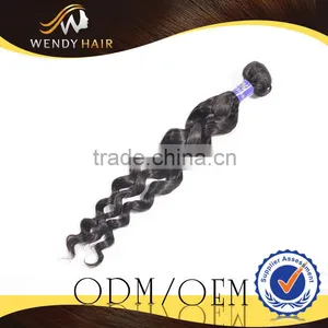 Natural French Curl Style Remy Malaysian Human Hair Extension thumbnail-1