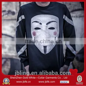3m Relective Mask Printed Crewneck Sweatshirt thumbnail-1