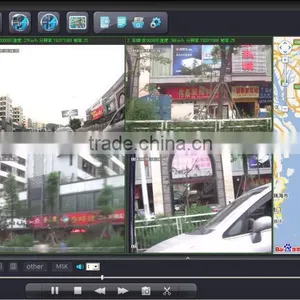 Mini H.264 4CH Vehicle Car MDVR Support 256G SD Card Storage , 4 Channel D1/960h Realtime Video Recording thumbnail-4