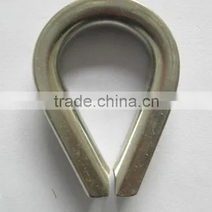 Galvanize Carabiner Wholesale Steel Electric Galvanized Thimble DIN 6899A Hardware Manufacture Quality Choice thumbnail-5