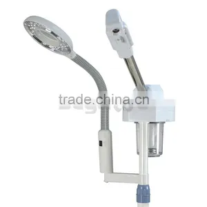 Adjustable 2in1 Aromatherapy Facial Steamer Rolling Base Multifunctional And 5 Diopter LED Magnifying Lamp 15X thumbnail-2