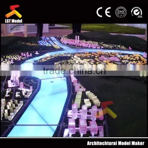 Fashion Design Architectural Scale Model Miniature With LED Lighting thumbnail-1