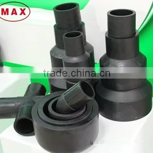 HDPE Material Pipe Fitting and Hot Welded PE Reduced Coupler thumbnail-2