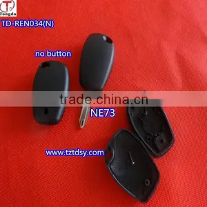 Tongda TD-REN034(N),no Button Blank Key Shell With NE73 Key Blade for Renault thumbnail-1