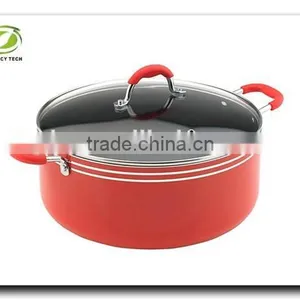 2 Pcs Non-stick Sauce Pot With Glass Lid Stock Pot thumbnail-3