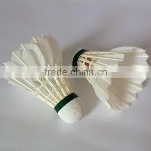 Durable White Golden Goose Feather Shuttlecock Club Using Badminton thumbnail-2