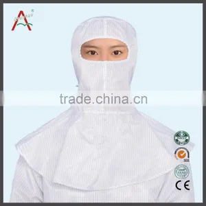100% Polyester White Anti-static Cleanroom Cap thumbnail-1