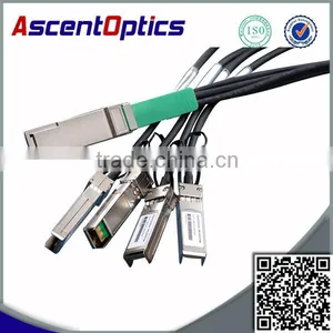 40GBASE-CR4 QSFP+ to Four 10GBASE-CU SFP+ Direct Attach Breakout Cable, 5 Meter Passive thumbnail-2
